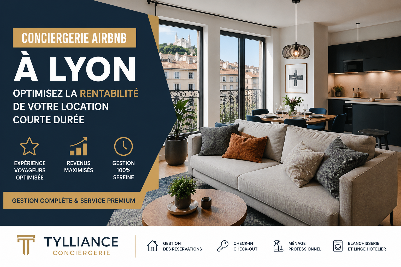 Conciergerie Airbnb à Lyon