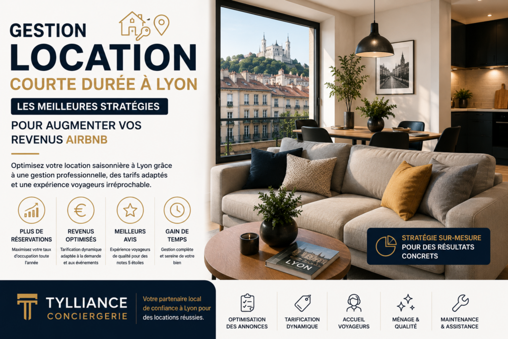 Gestion location courte durée à Lyon