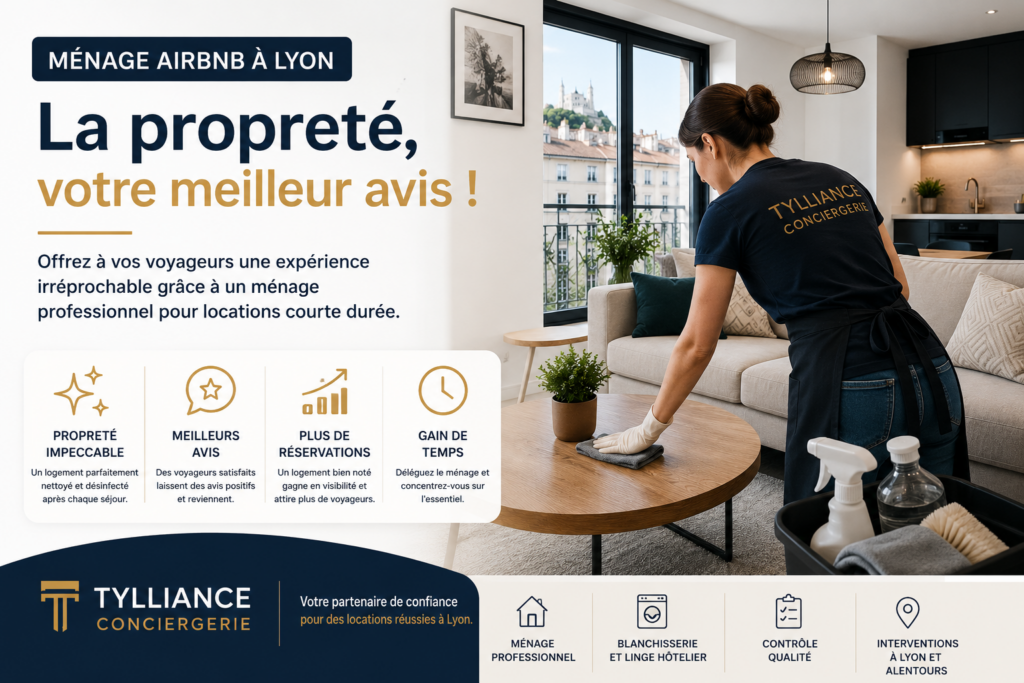 Ménage Airbnb à Lyon
