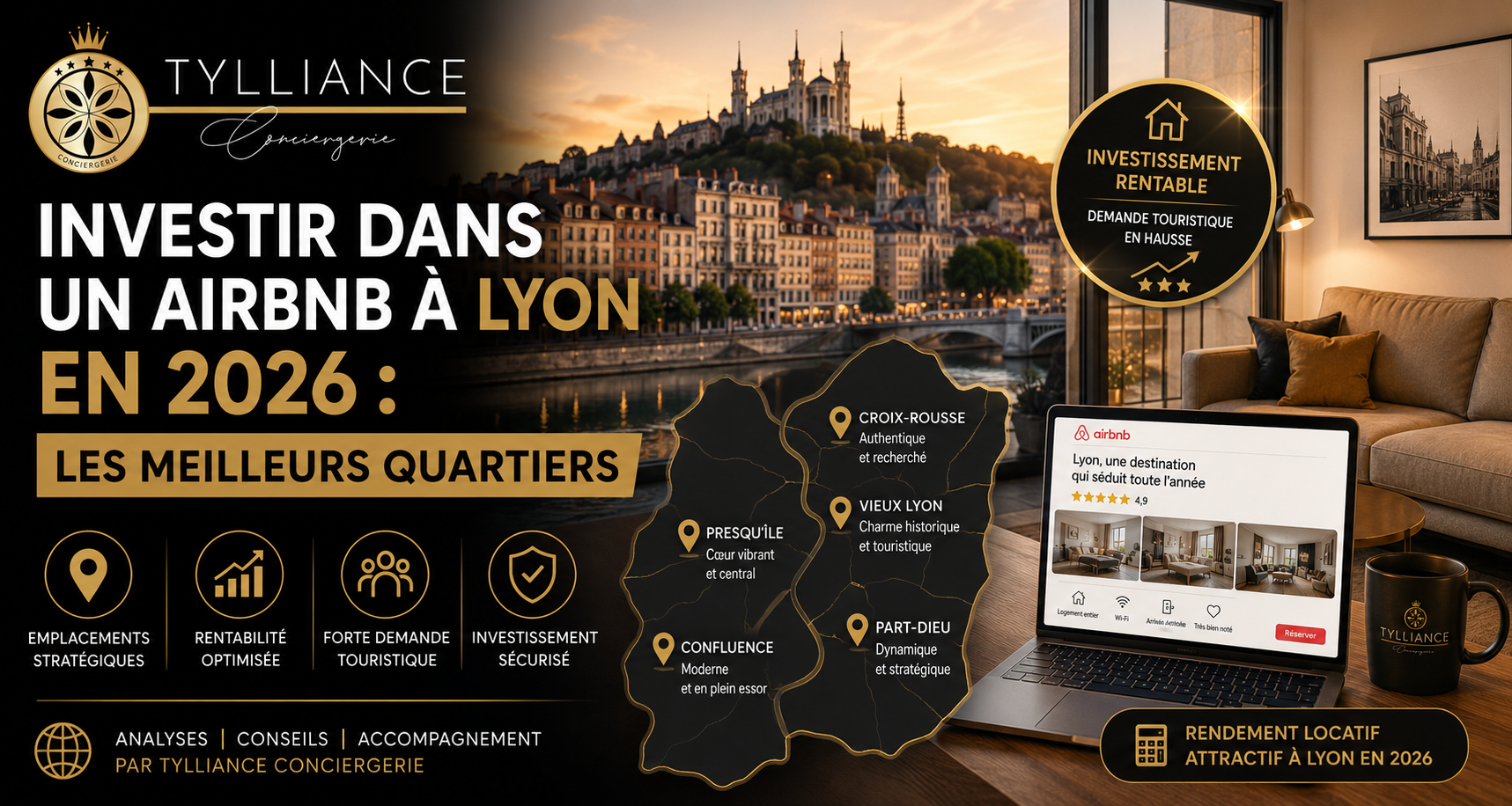 meilleur quartier airbnb lyon