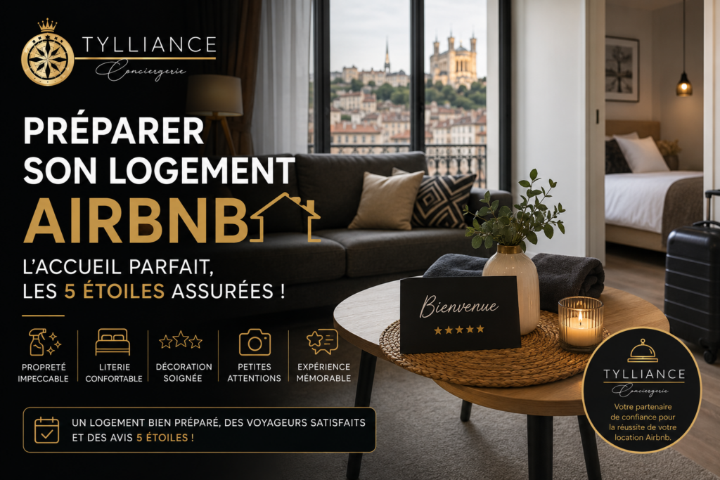 préparer logement airbnb