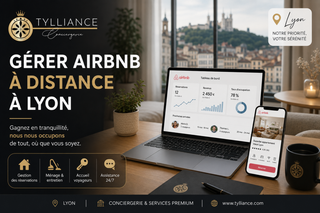 gérer airbnb à distance lyon